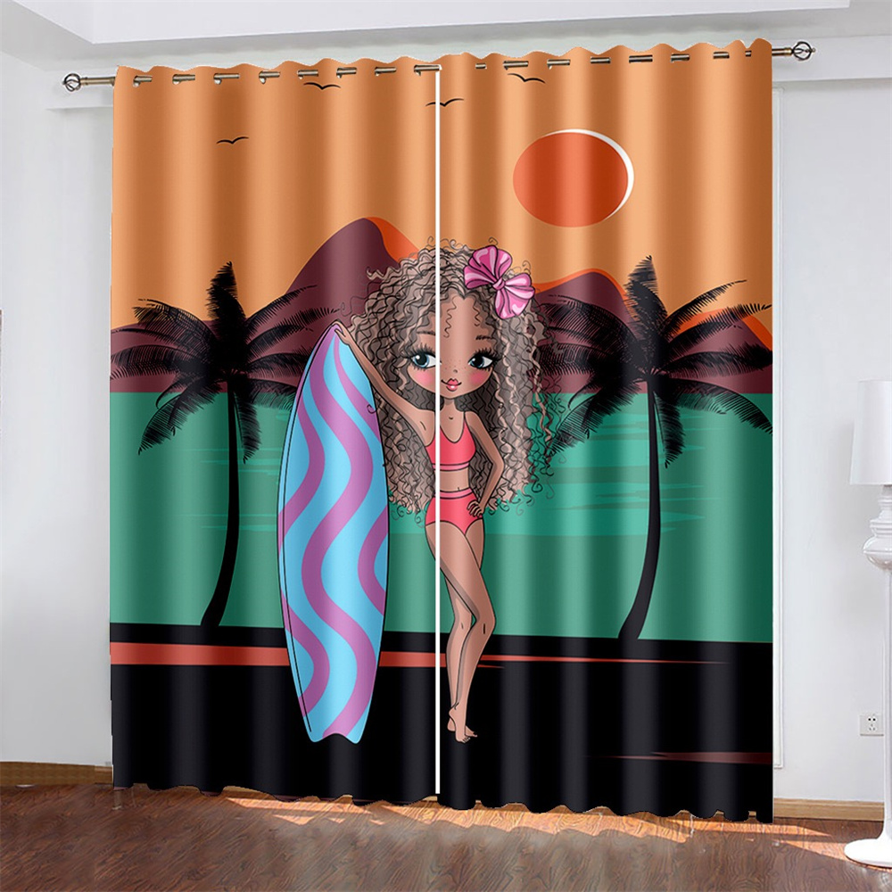 Breathable curtains waterproof shower curtain